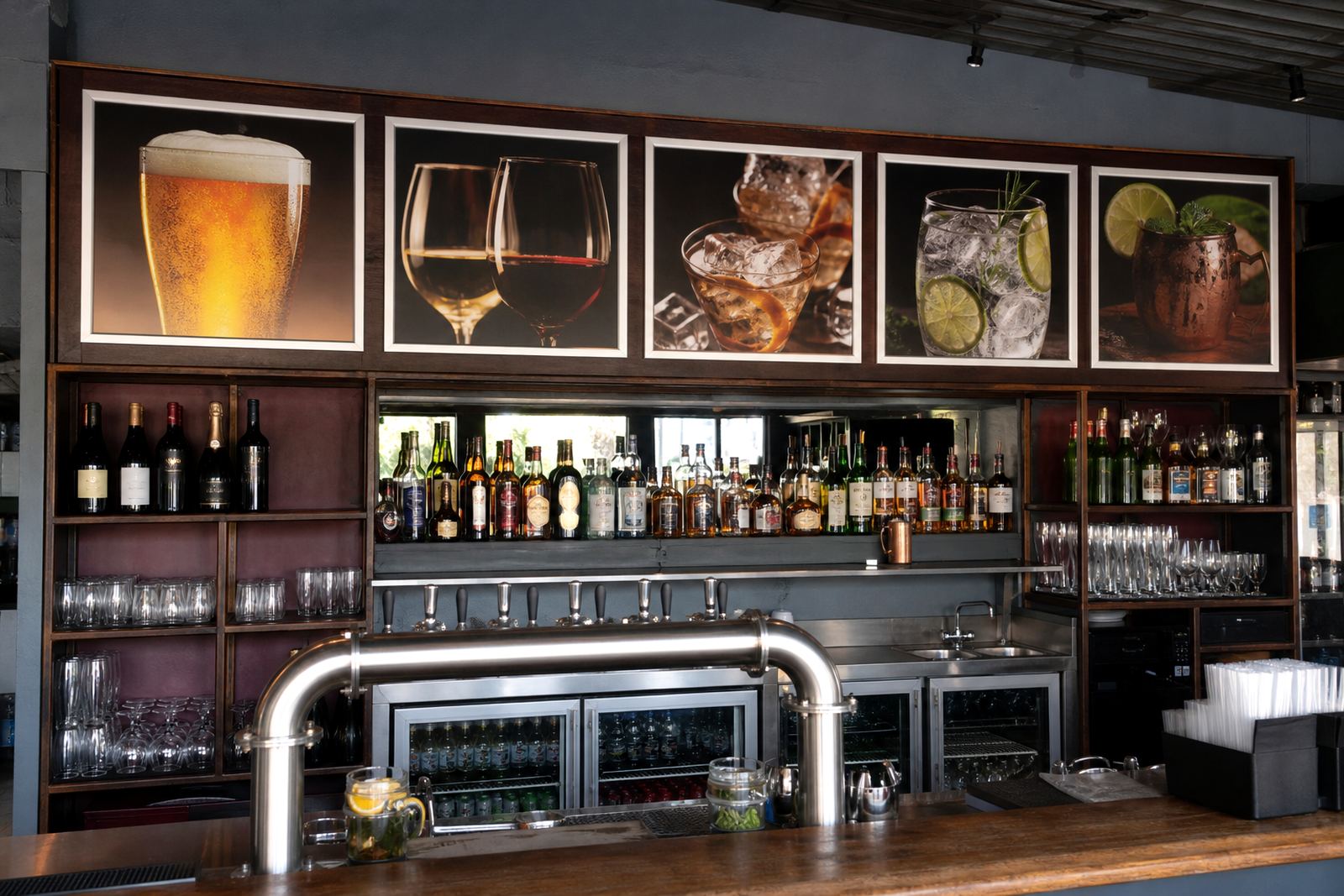Bar Menu Zones