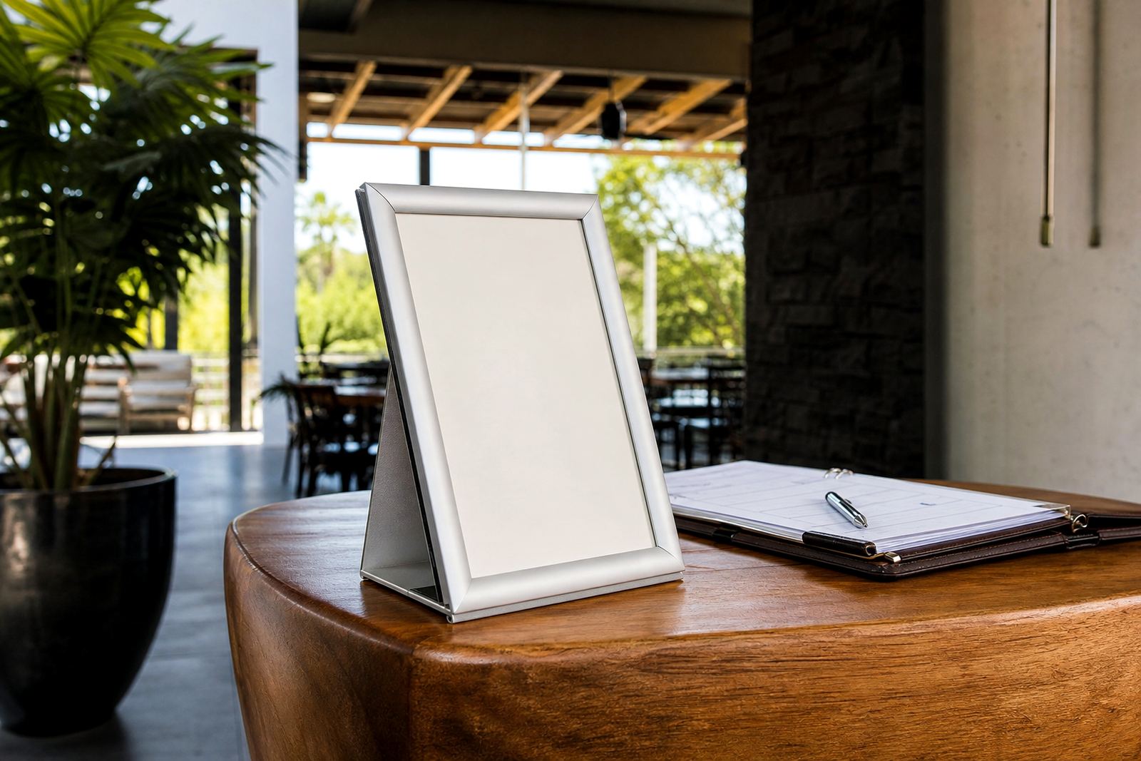 Tabletop Menu Stand
